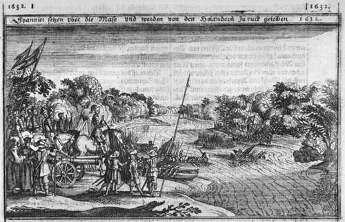 Itteren tijdens het beleg van Maastricht in 1632